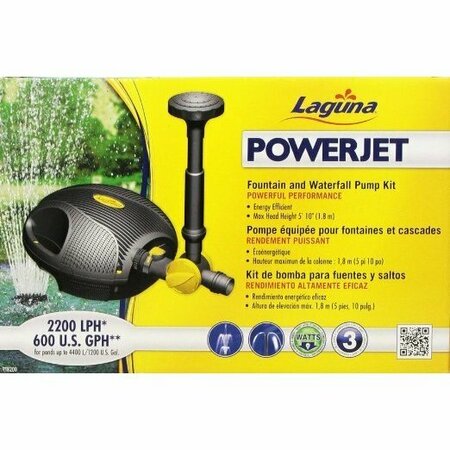 LAGUNA WATER GARDEN Powerjet 600/2200 Fountain Pump Kit 3836A